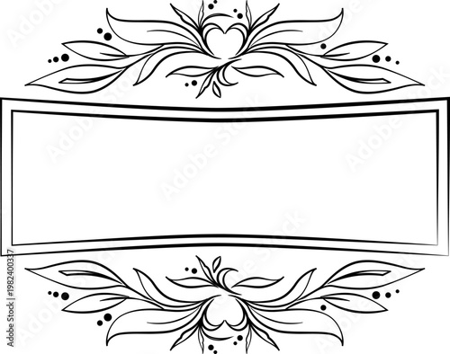 black and white set of delimiters for text, dividers