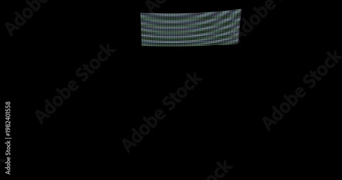 Corrupted Digital Screen Background with Glitch Patterns