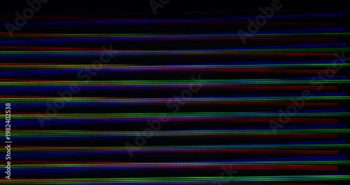 Seamless Loop of Constant Digital Screen Damage Distortion