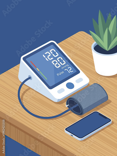 Digital Blood Pressure Monitor Device 1.