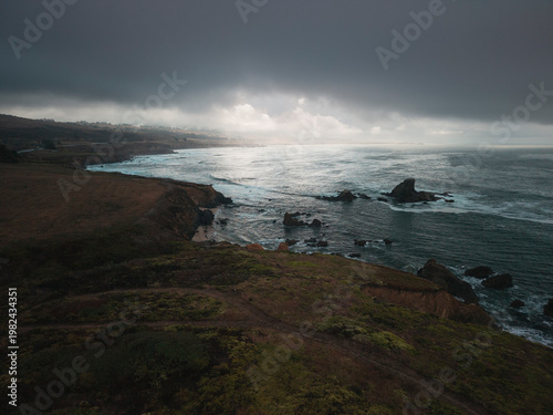 Storm over the Central California Coast