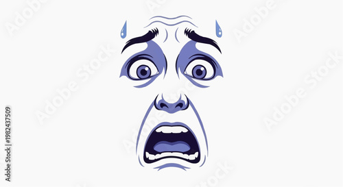 Fear Emotion Shocked Face Expression