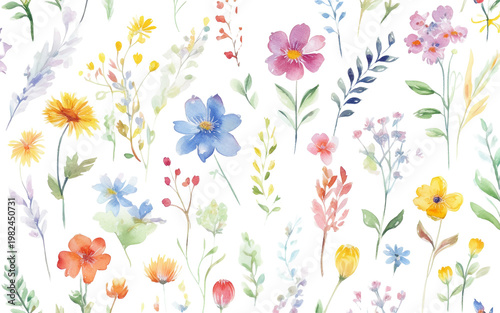 spring flowers background
