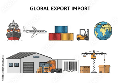 Global Export and Import Logistics Shipping, Air Cargo, Warehousing, and Distribution Services
