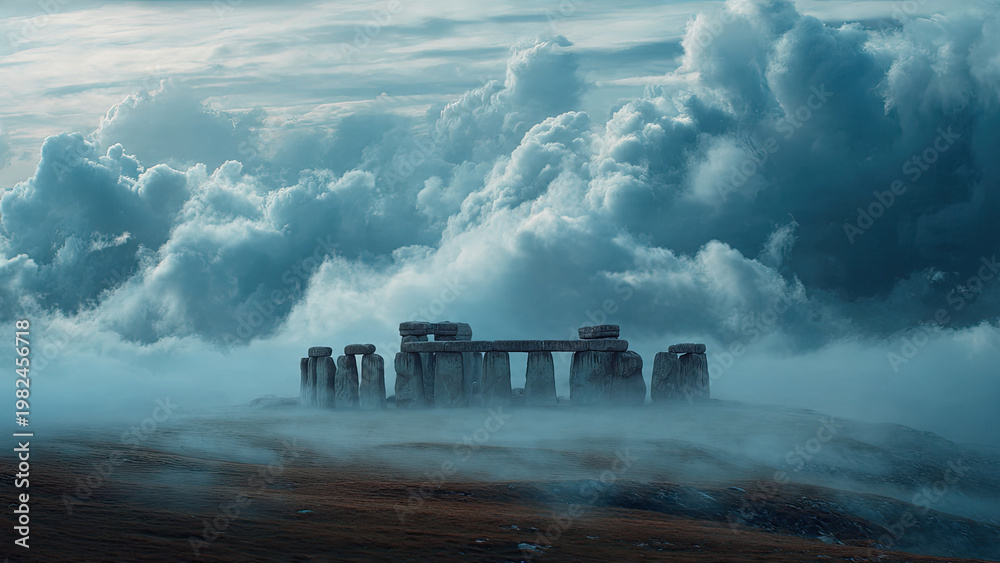Fototapeta premium storm clouds over the sea