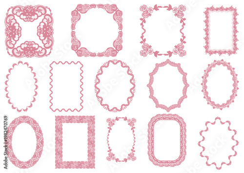LACE FRAMES VECTOR 