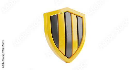 3D Yellow and Black Shield Icon Free Download 3D Yellow and Black Shield Icon - GFXLoad