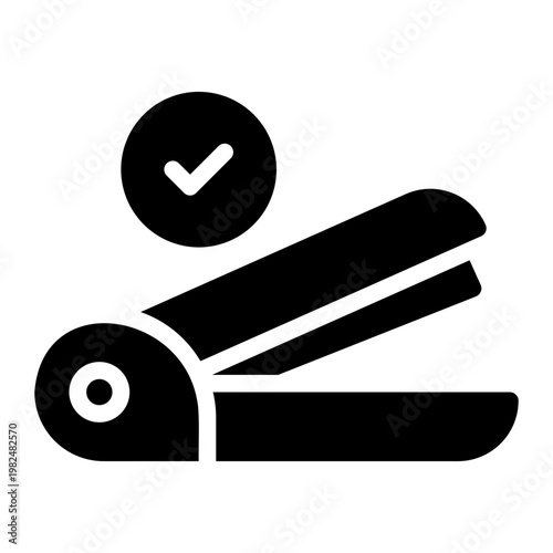 staple glyph icon
