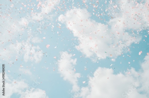 Whimsical Sky Confetti Decor
