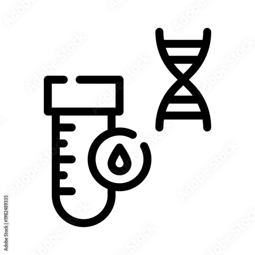 dna line icon