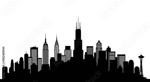 City Skyline Urban Landscape Architecture.