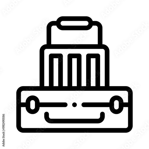 luggage line icon