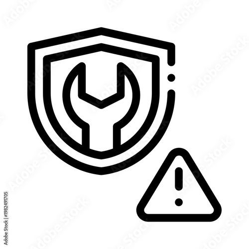 preventive maintenance line icon