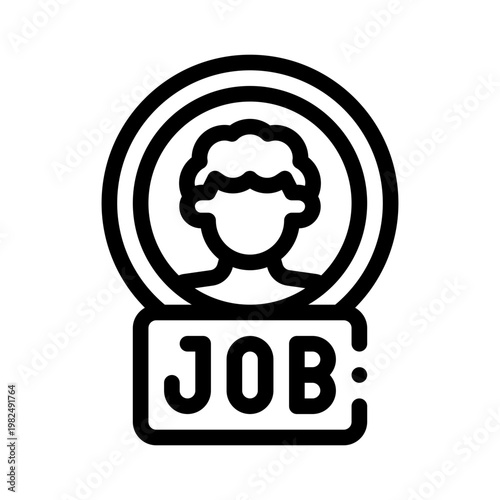 profile avatar line icon