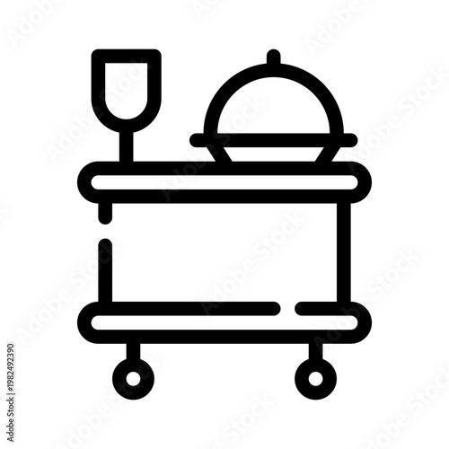 room service line icon