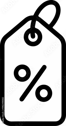 Discount Label Icon Symbol.