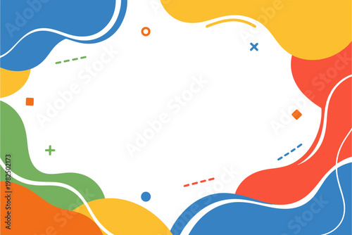 Modern Fluid Abstract Banner - Solid Minimalist Background