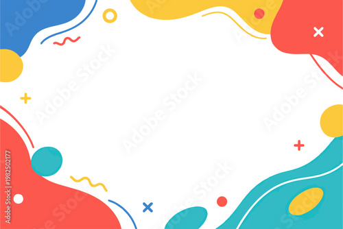 Modern Fluid Abstract Banner - Solid Minimalist Background