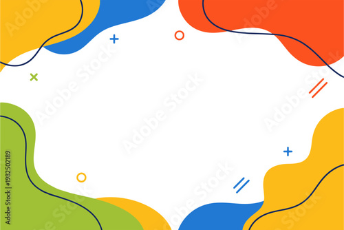 Modern Fluid Abstract Banner - Solid Minimalist Background