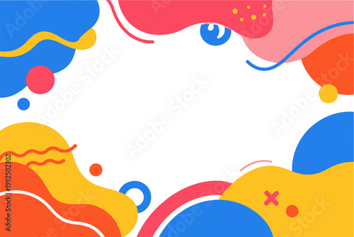 Modern Fluid Abstract Banner - Solid Minimalist Background