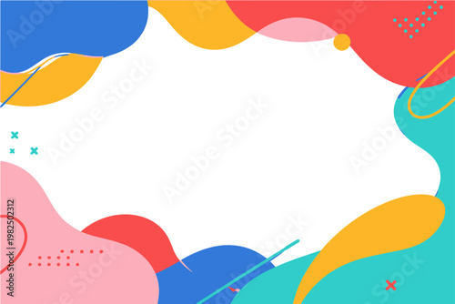 Modern Fluid Abstract Banner - Solid Minimalist Background