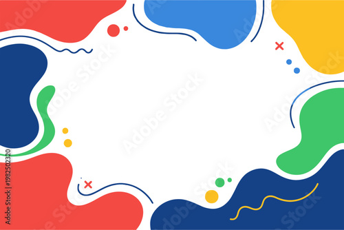 Modern Fluid Abstract Banner - Solid Minimalist Background