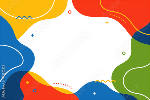 Modern Fluid Abstract Banner - Solid Minimalist Background