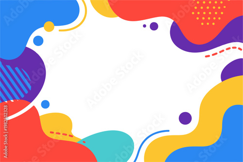 Modern Fluid Abstract Banner - Solid Minimalist Background