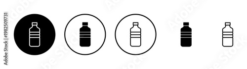 Bottle icon vector. bottle sign and symbol