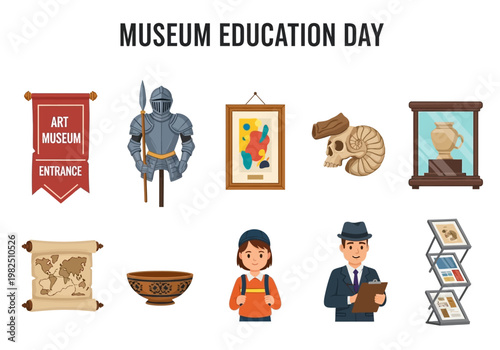 Museum Education Day exhibits diverse artifacts from history and art