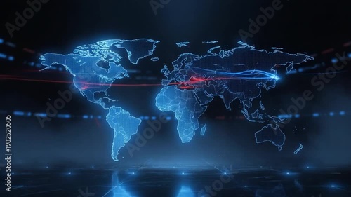 Global Map Highlighting Influence and Independence Movements from France