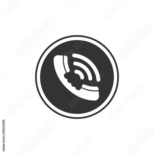 telephone call icon vector