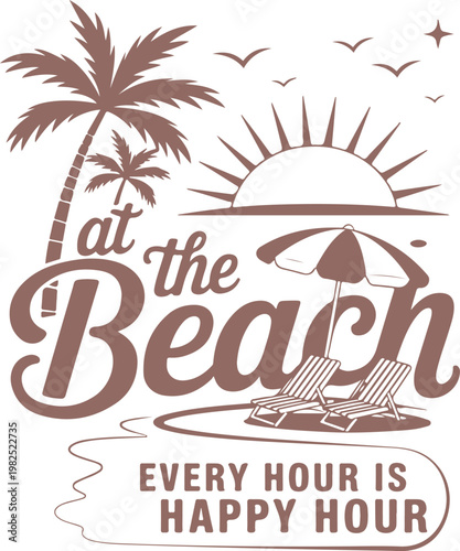 Summer Beach Quotes Design