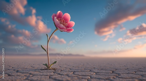 Resilience and Growth in Desert
