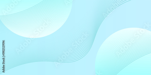 Abstract white wavy glowing lines on a blue background. Futuristic digital high-technology pattern. Health Care concept. EPS10