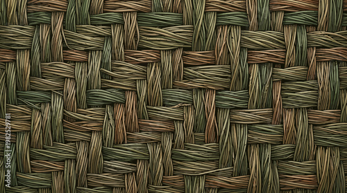 Natural Woven Fiber Texture from Recycled Plant Material