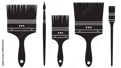 Candle holders icon set with black minimalist stripes and flames, decorative home bar style silhouettes