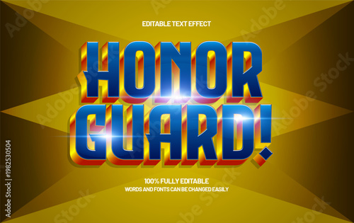 Honor Guard Editable Text Effect - Fantasy Medieval Typography for Game and Adventure Title