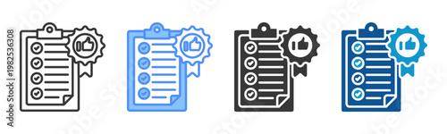 Standard Icon Set Multiple Style Collection