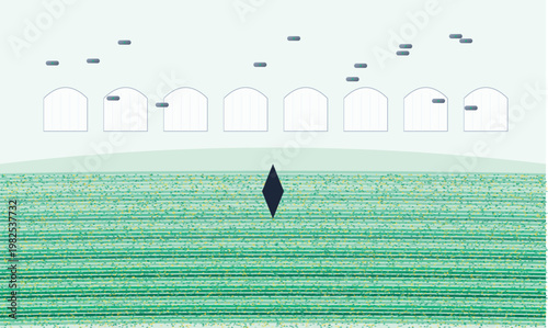 Smart farming technology with industrial agriculture automation and data system