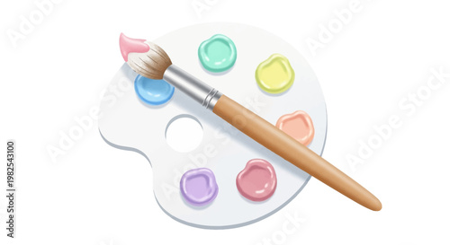 Soft pastel dreams palette with lemon yellow and lavender colors