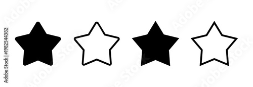 Star Icon vector illustration. rating sign and symbol. favourite star icon