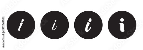 information info signs. Info symbol flat style. Info icons set. Information icon