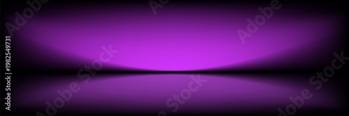 Abstract gradient podium background. Violet, purple and lilac empty 3d studio backdrop. Clean scene for product presentation mockup template. Vector illustration.