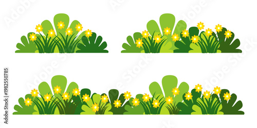 green grass illustration, sustainable grass nature, grass design in flat style	