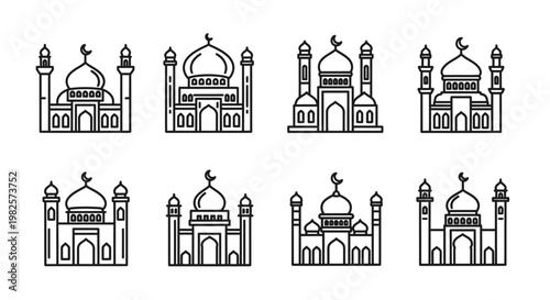 Collection of mosque architecture designs 1.