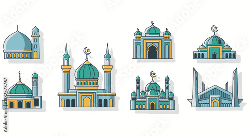 Collection of mosque architecture designs 3.
