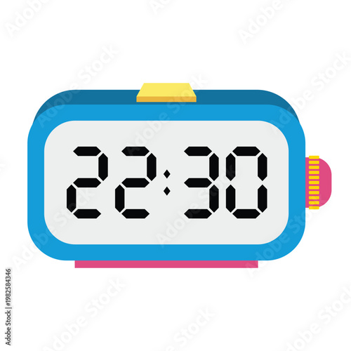 Digital clock displaying 22:30 hours.