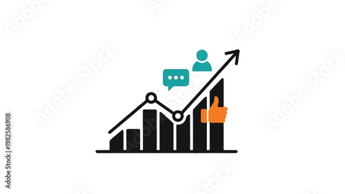 Business Growth and Communication Concept.