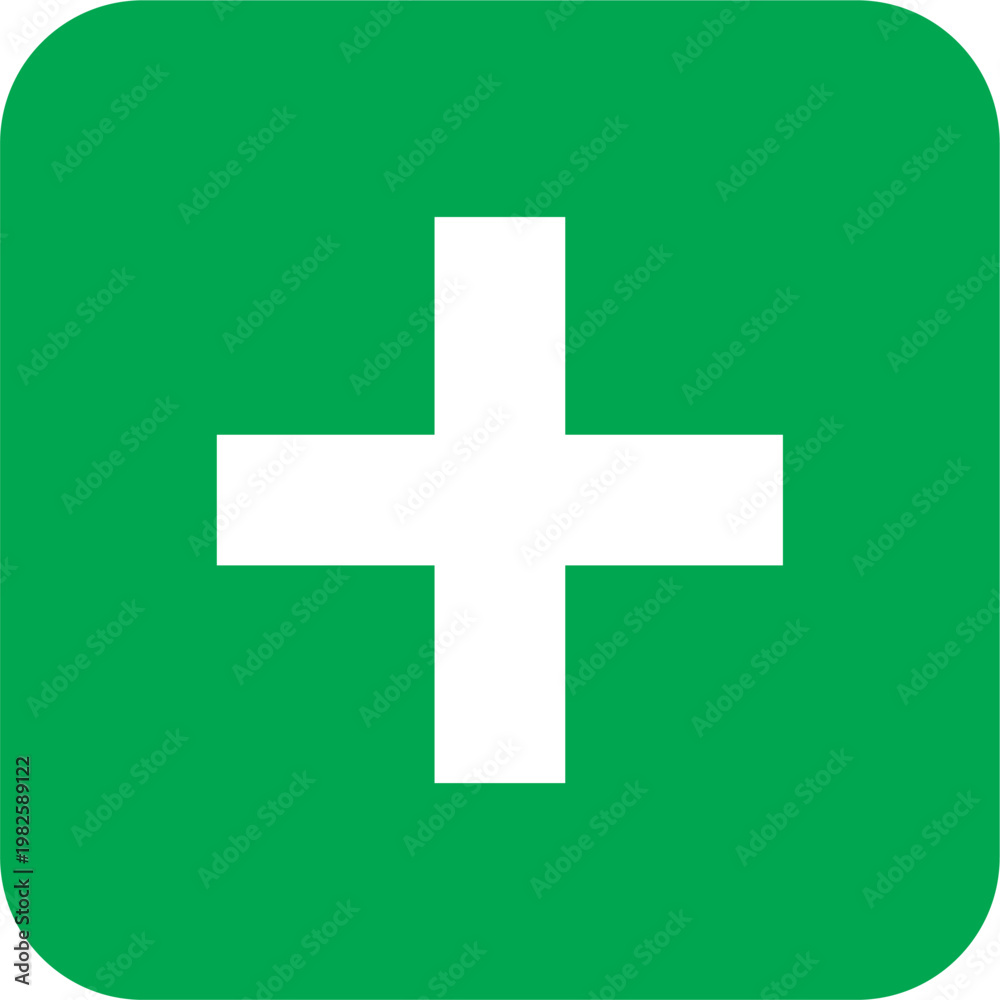 Fototapeta premium sign vectordesign icon template mono color green